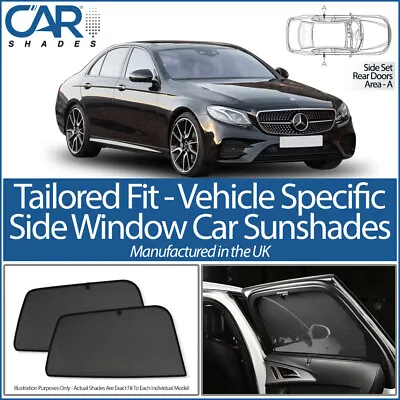 £49.99 • Buy Mercedes E-class 4dr 2016> W213 Car Shades Uk Tailored Uv Side Window Sun Blinds